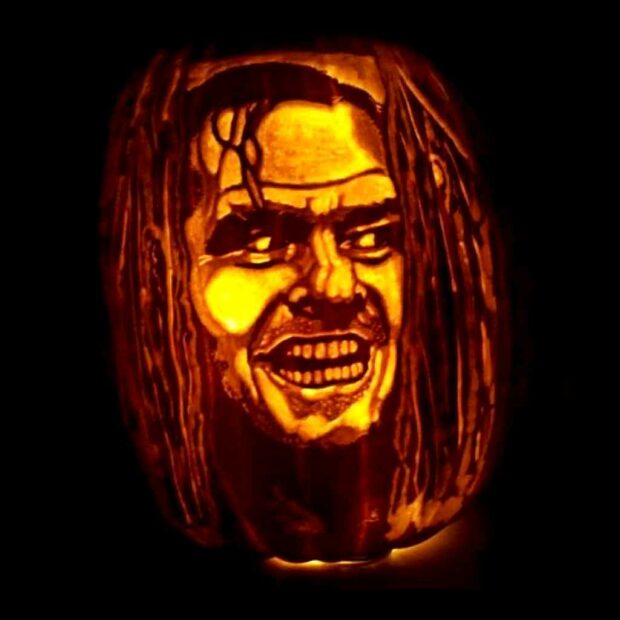 From printable party invites to cute cupcake, boo bag and party favor embellishments plus pumpk. The Shining Pumpkin Carving Creepy Halloween Pumpkin Carving Template