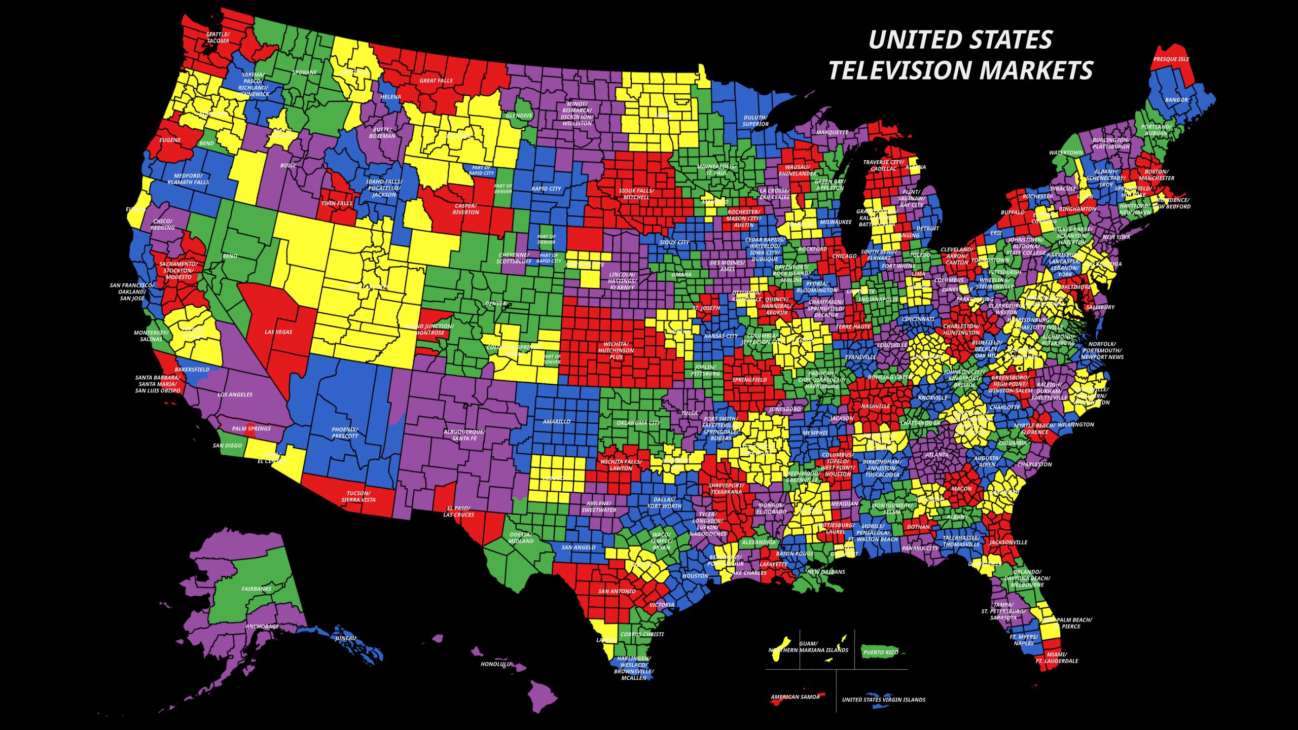 Decoding The DMA Map Your Guide To Local TV Markets Us Tv Market Map 