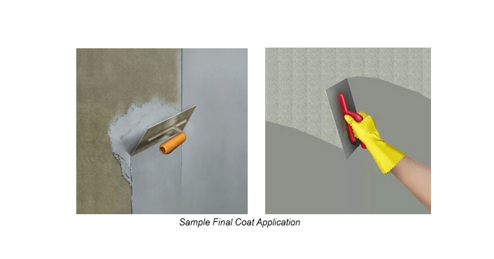 skim coat roller method