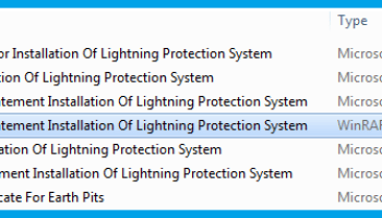 Method Statement Installation Of Lightning Protection System