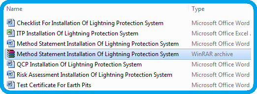 Method Statement Installation Of Lightning Protection System
