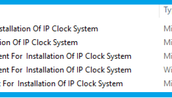 Method Statement For Installation Of IP Clock System