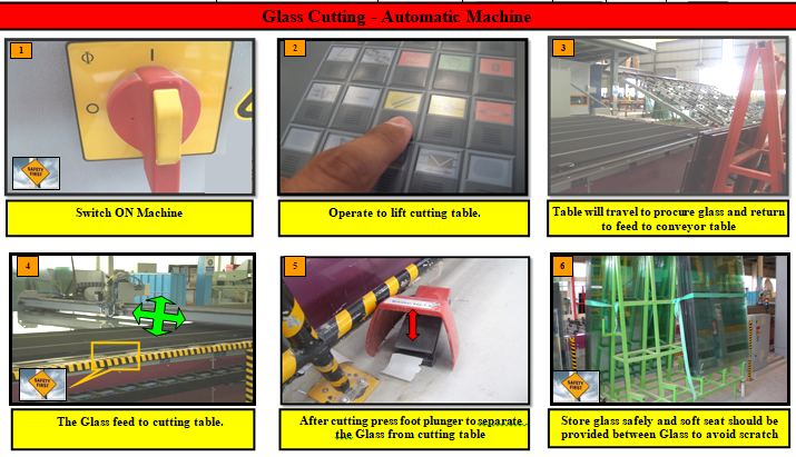 Glass Cutting Method Using Automatic Machine
