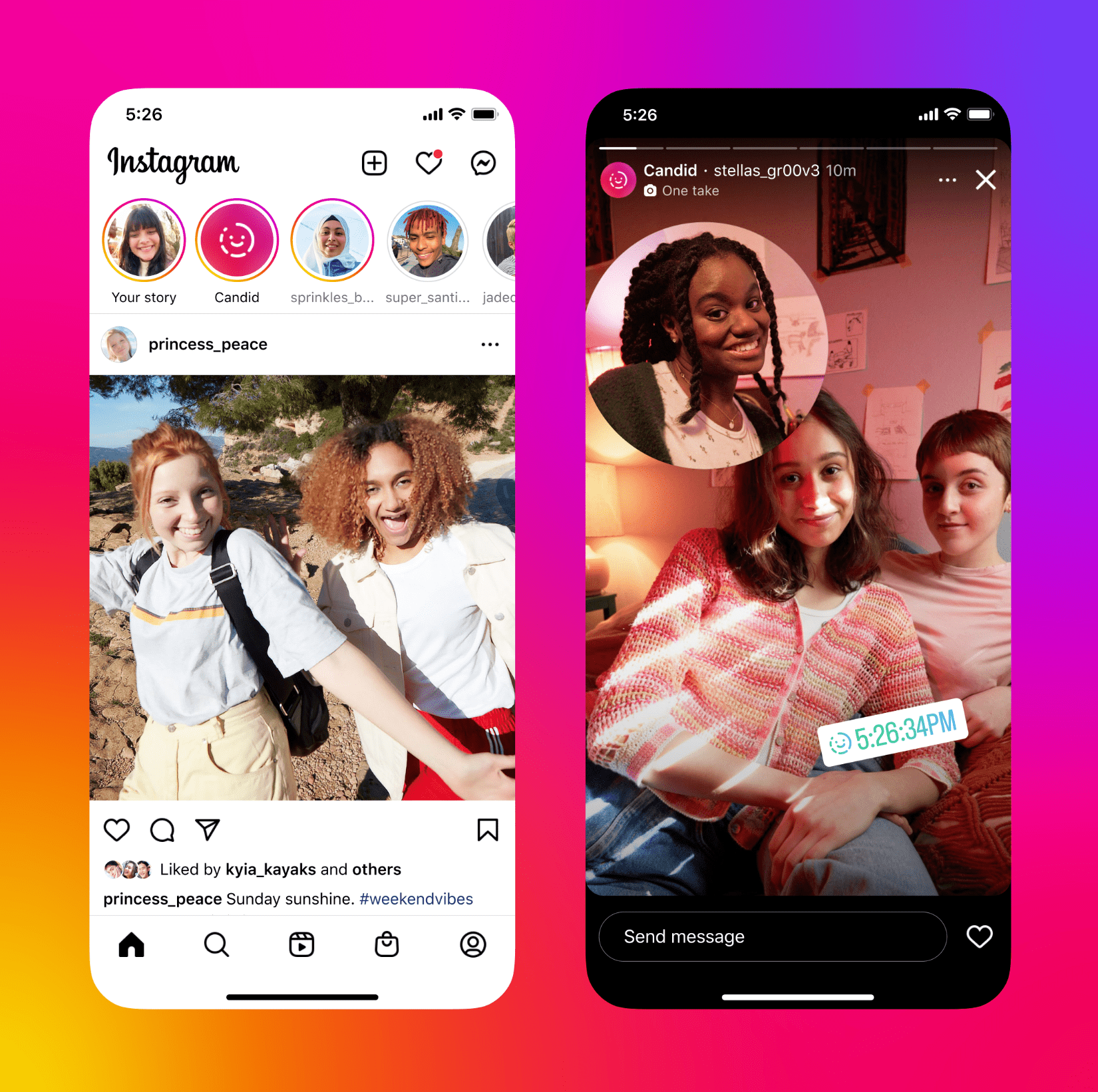 Candid Stories être Vrai Sur Instagram