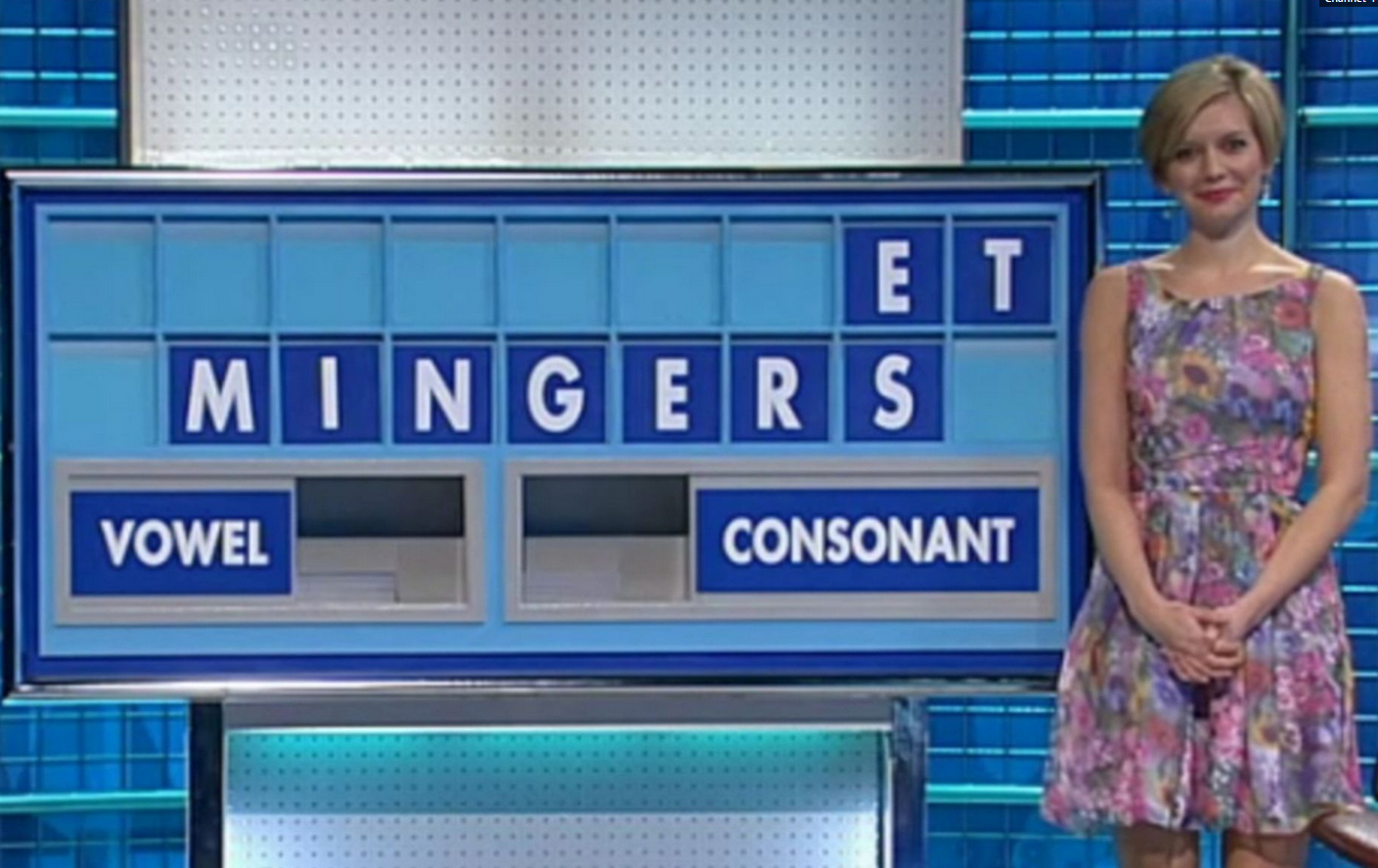 17 times the Countdown letters board got a little bit too rude for its