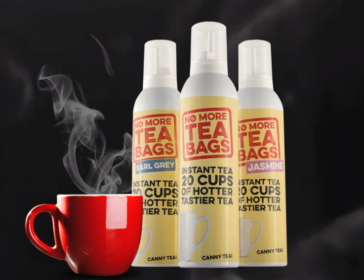 We tasted aerosol tea from No More Tea Bags and it left a lot of people