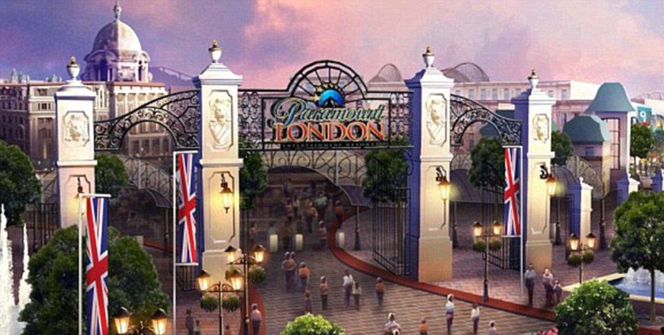 Paramount theme park in Dartford, Kent to rival Disneyland to open by ...