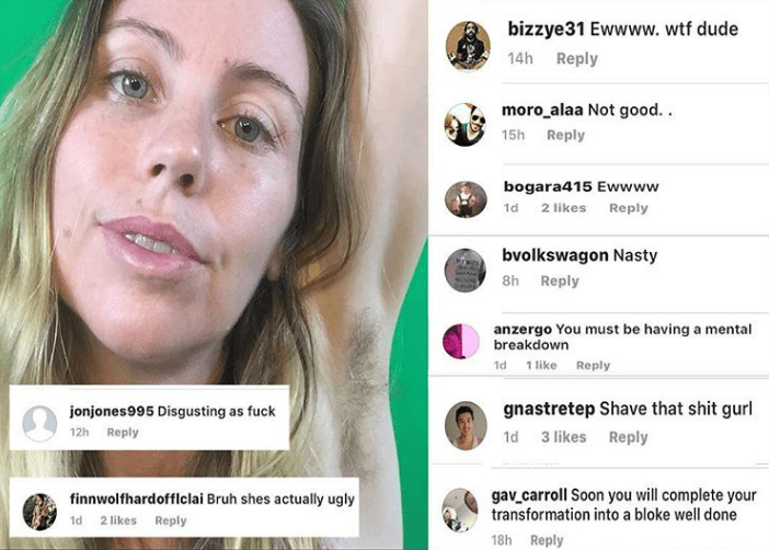 Vegan blogger Freelee the Banana Girl defends decision not to shave