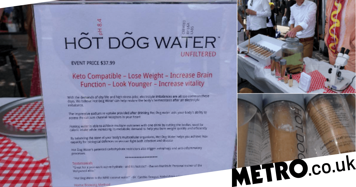 Someone has been selling Hot Dog Water for £21 to prove people will buy