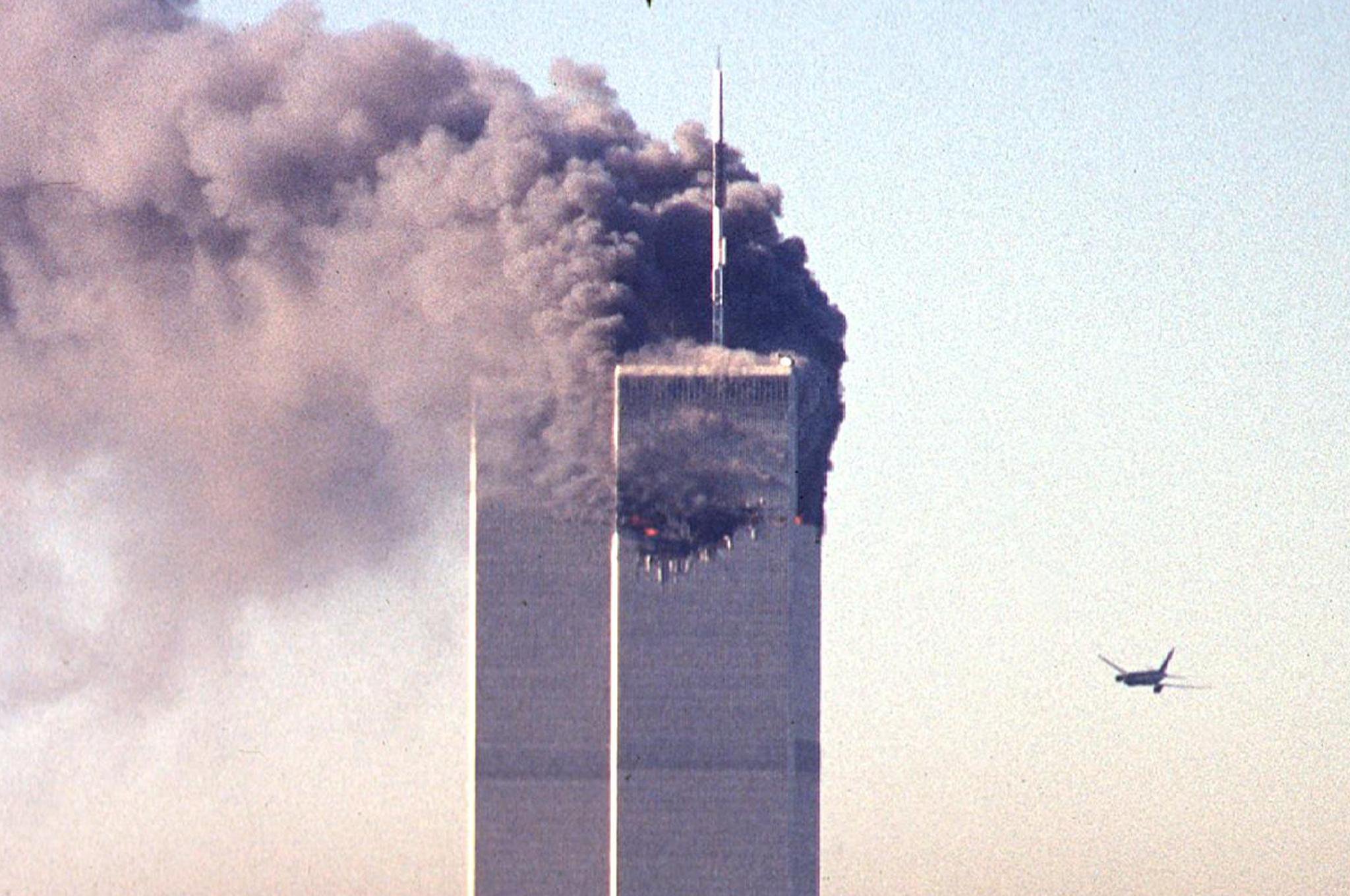 the second hijacked plane heading for the world trade center