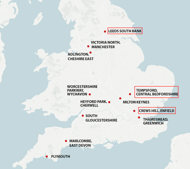 Map Shows The Twelve New Towns That Could Be Built Under Labour Image 62FE.