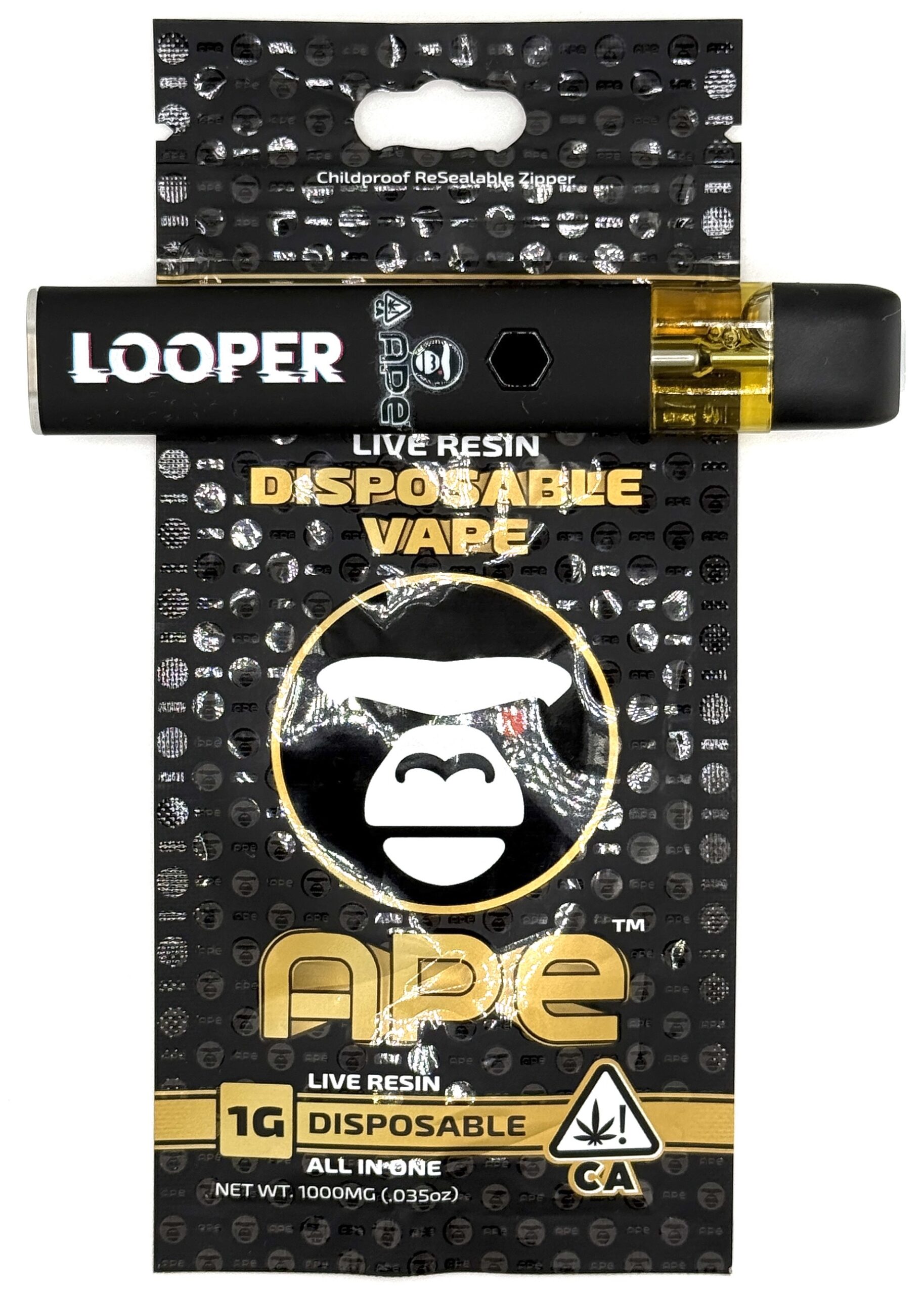 APE Boss OG — 1g All-In-One Live Resin Disposable Vape