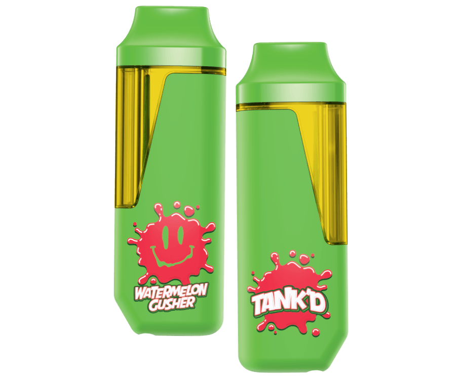 Tank'd Watermelon Gusher — 2g Indica Live Resin Liquid Diamonds Vape · Tank’d
