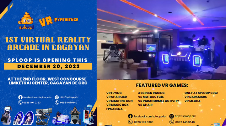Sploop - Cagayan de Oro's 1st virtual reality arcade to open December ...