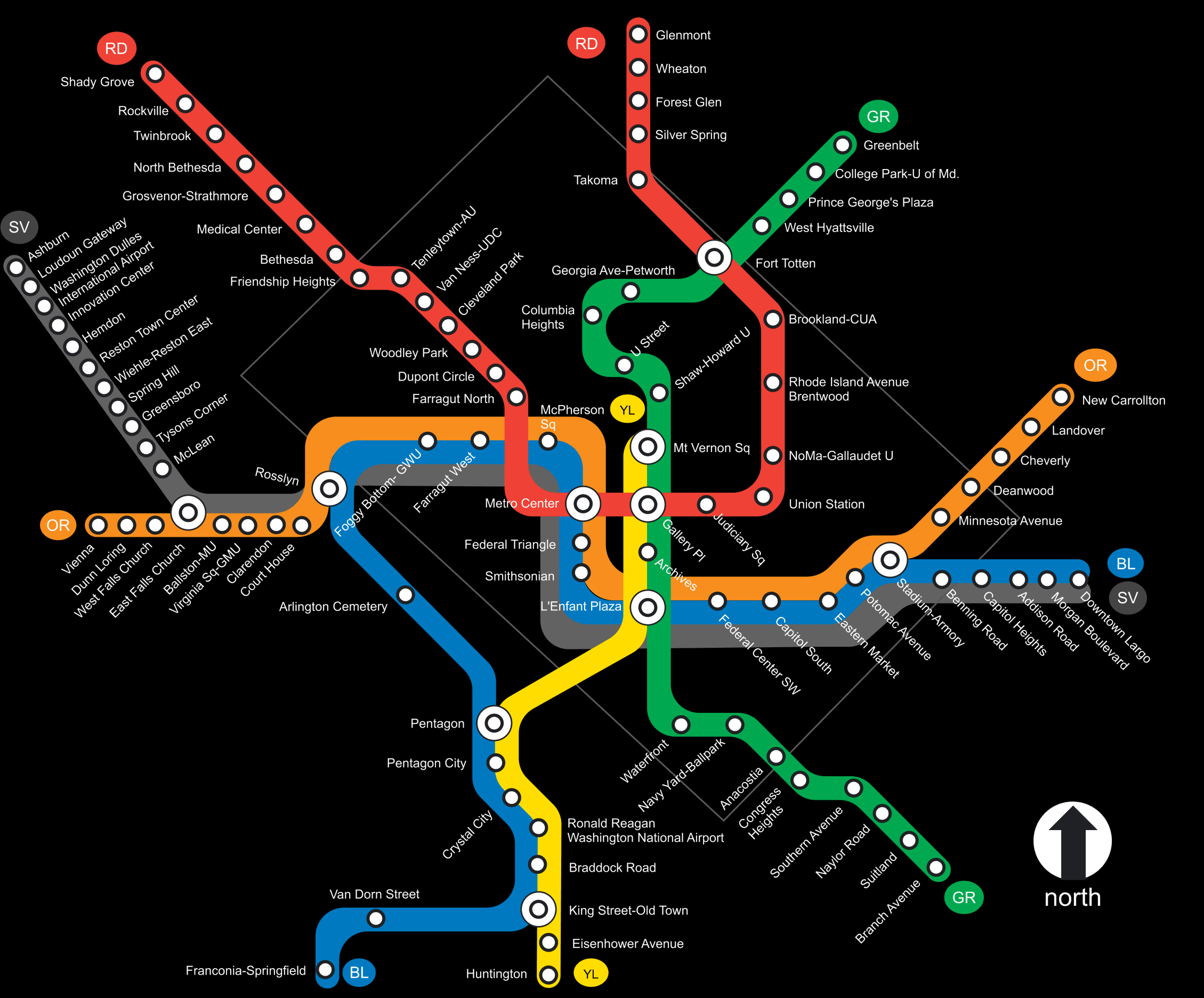 DC Metro Lines Metro Map DC Metro Map Dc 1024x849 