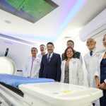 Martí Batres Guadarrama, durante el recorrido en el Hospital General “Dr. Rubén Leñero”