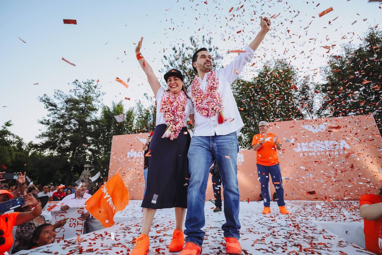 Máynez en el arranque de campaña de Jessica Ortega a la Gubernatura de Morelos