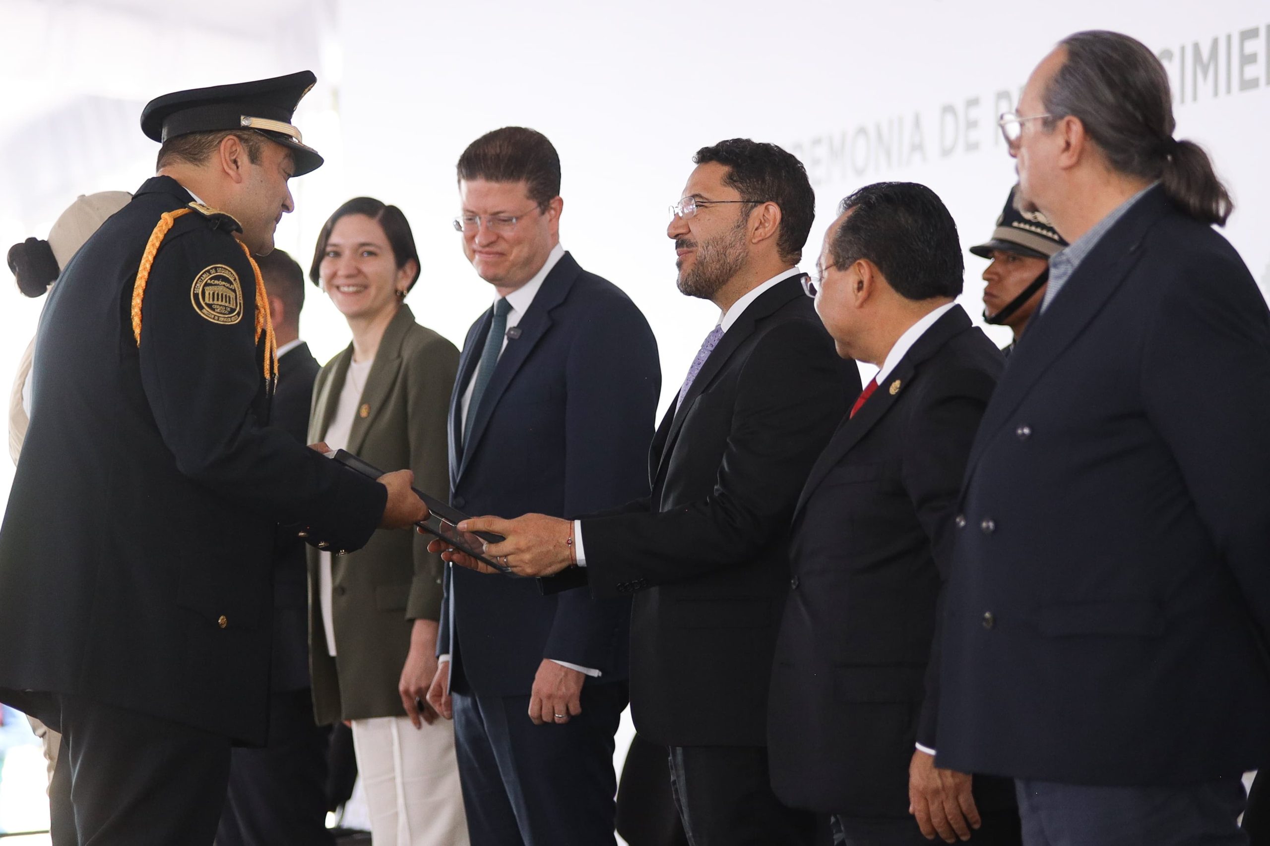 Ceremonia de reconocimientos a la Policía de la CDMX