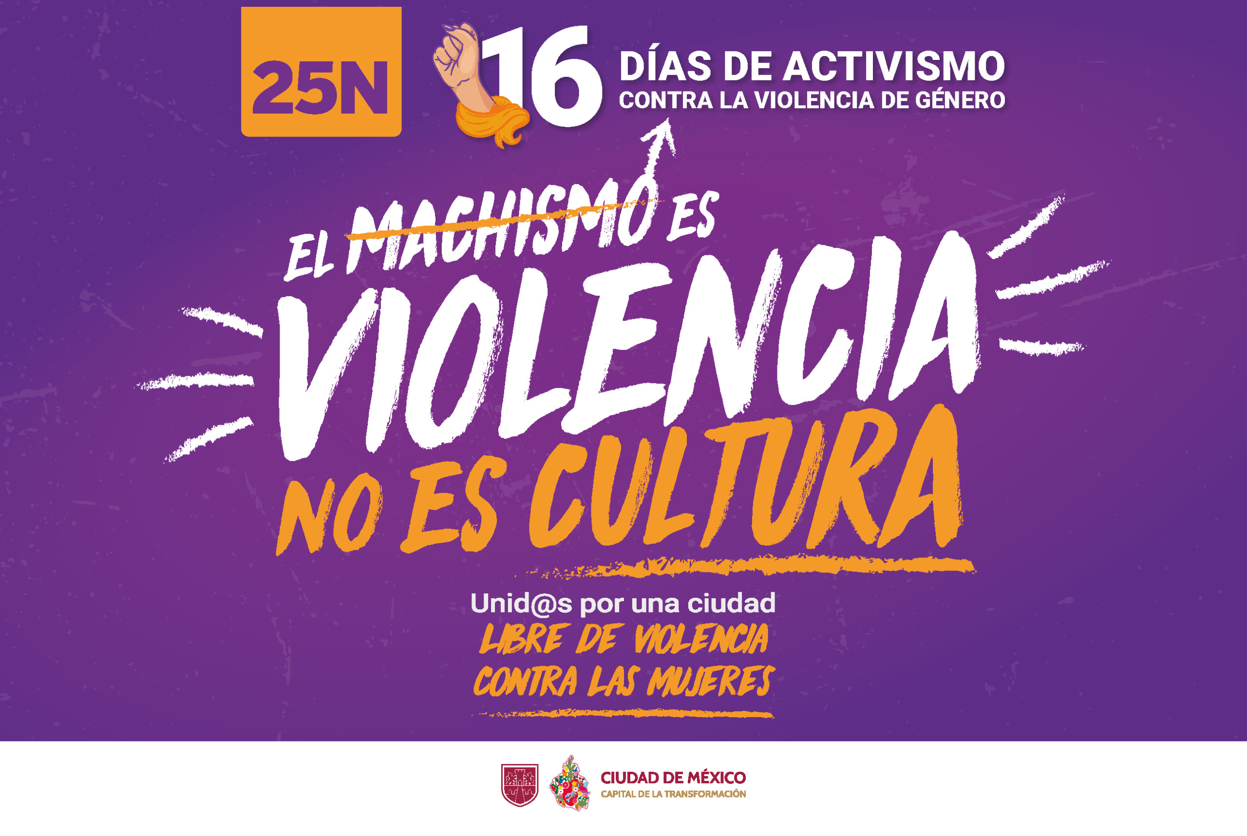 CDMX pone en marcha 16 Días de Activismo Contra la Violencia de Género