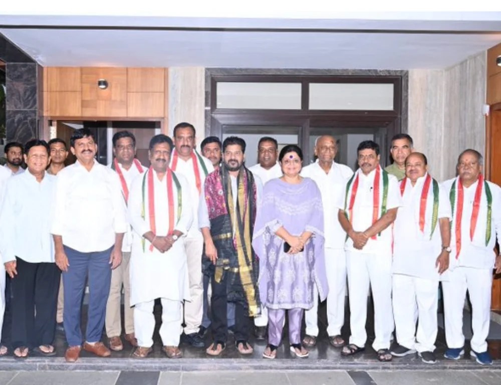 Six MLCs defect to Congress, causing a setback for BRS