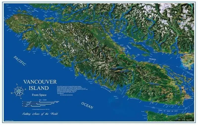 Maps Of Vancouver And Vancouver Island Map Of Vancouver Island