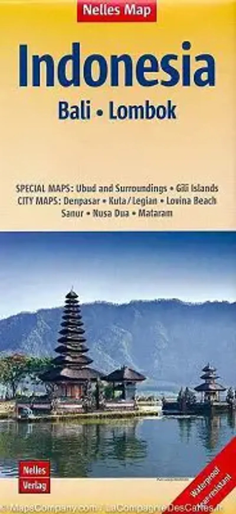 Bali Lombok Travel Map By Nelles Metsker Maps