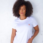 Camiseta Feminina Branca +Algodão