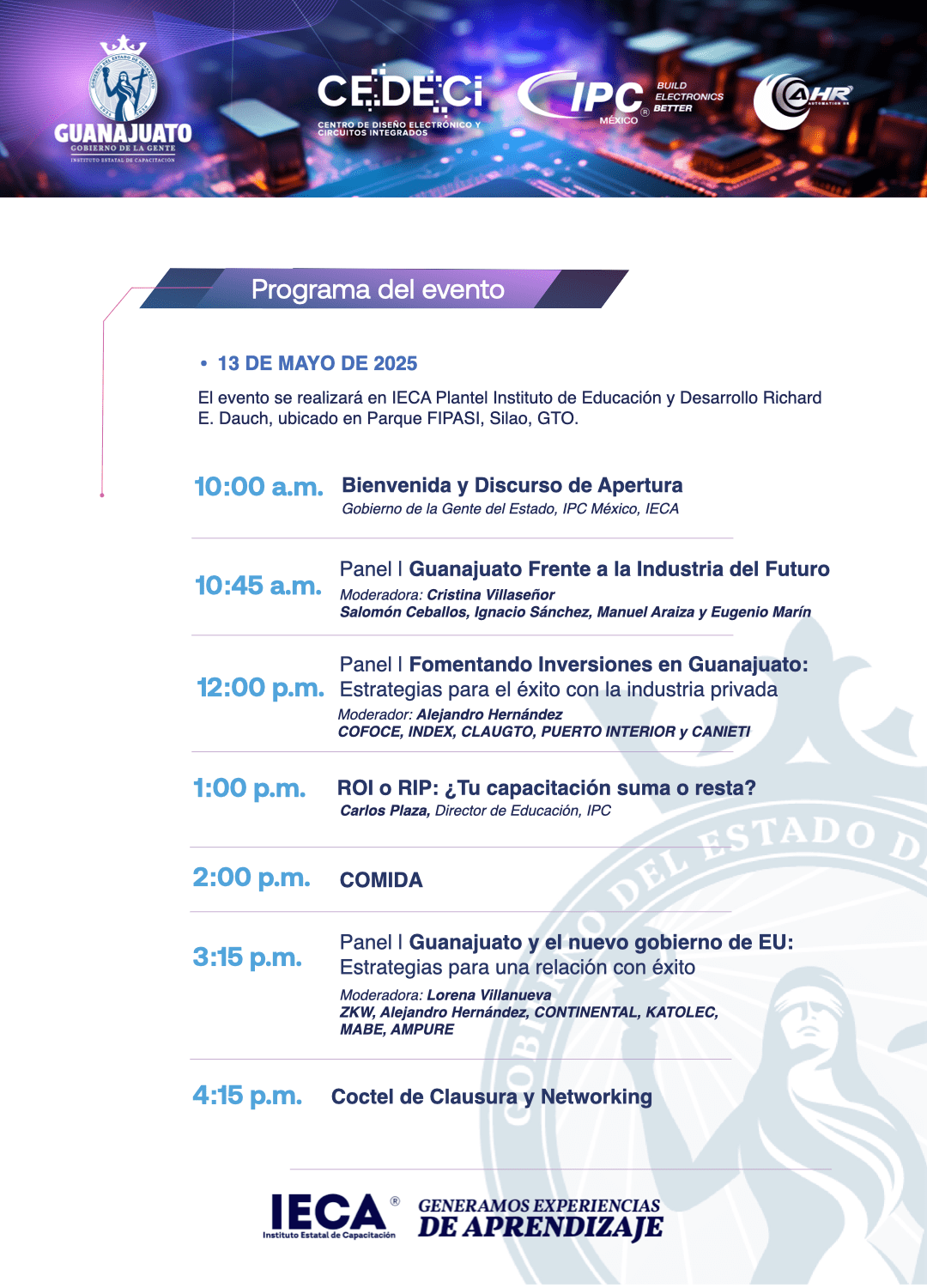 Agenda - IPC Week Guanajuato 2025 v4