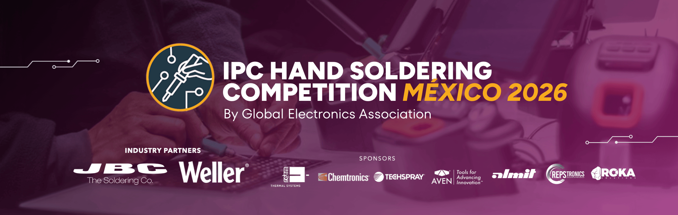 Hand Soldering Competition México 2026 - Página de Registro
