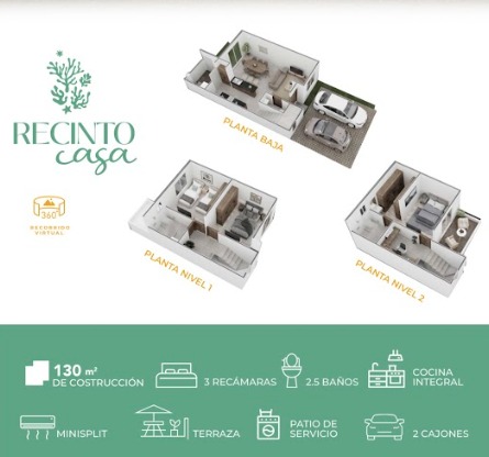 Casa en venta de 3 recamaras en playa del carmen
