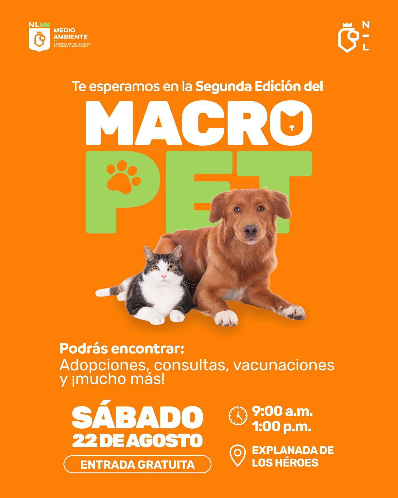SECRETARÍA DE MEDIO AMBIENTE INVITA A LA CIUDADANÍA AL MACROPET 2026, EVENTO MASIVO DE ADOPCIÓN Y BIENESTAR ANIMAL