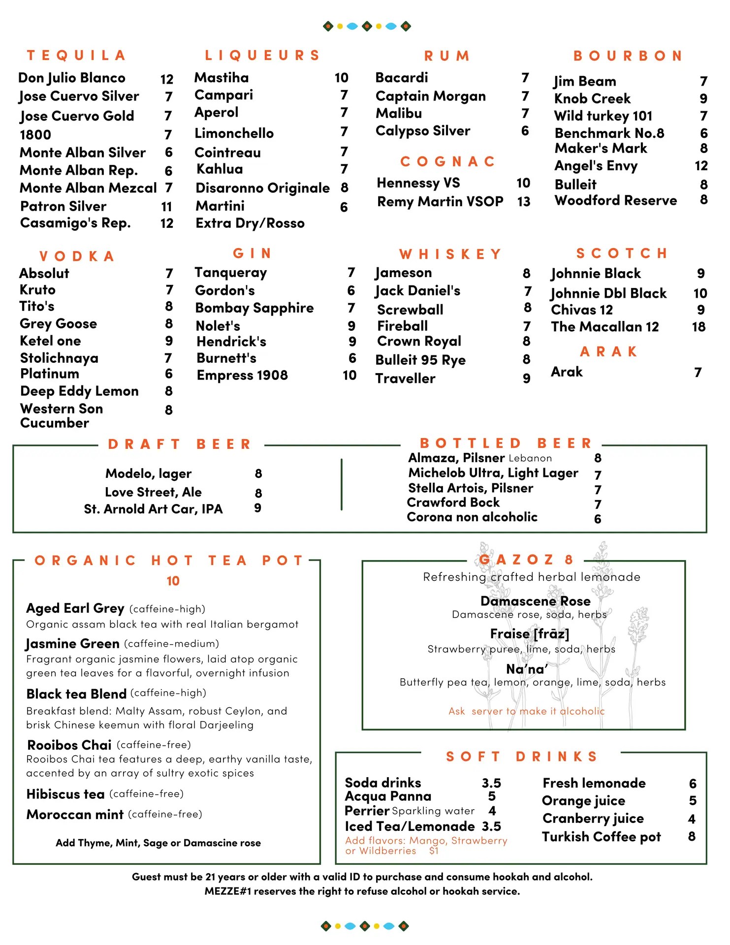 邦楽 PERFECT! MENU Menu – MEZZÉ#1