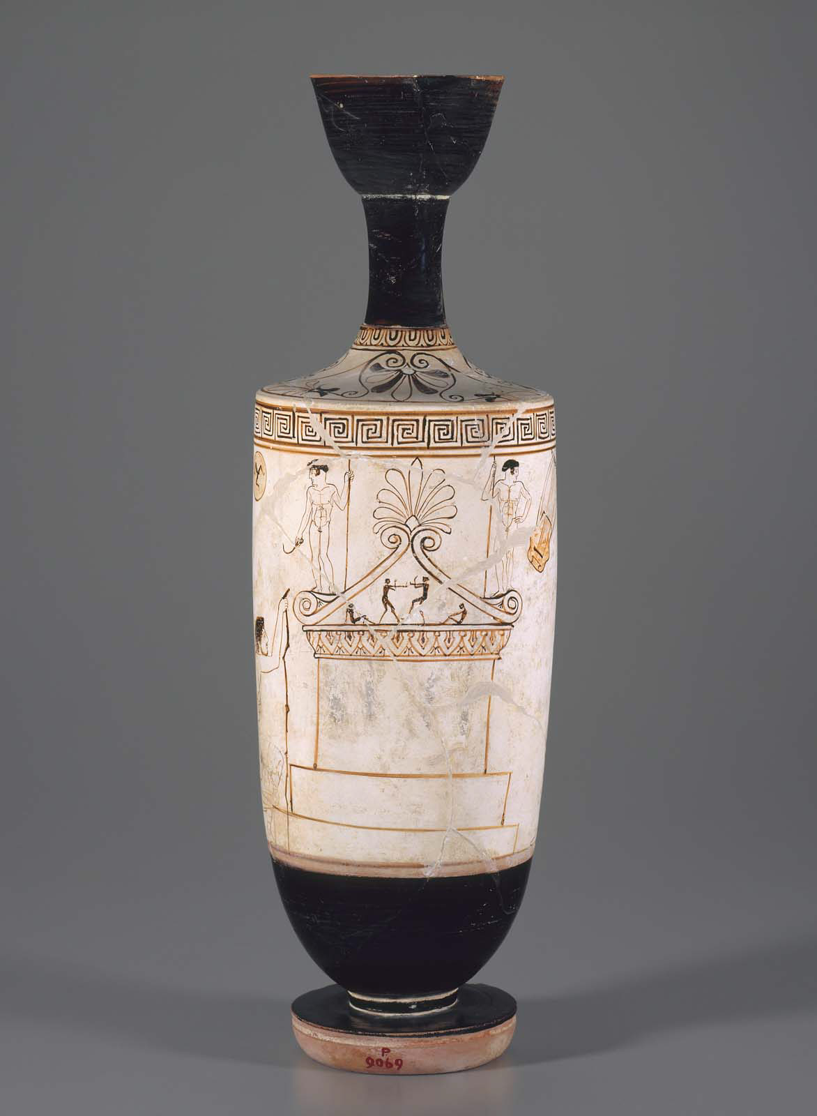 Launched its own web browser today, ending ye. White ground oil flask (lekythos) depicting a grave
