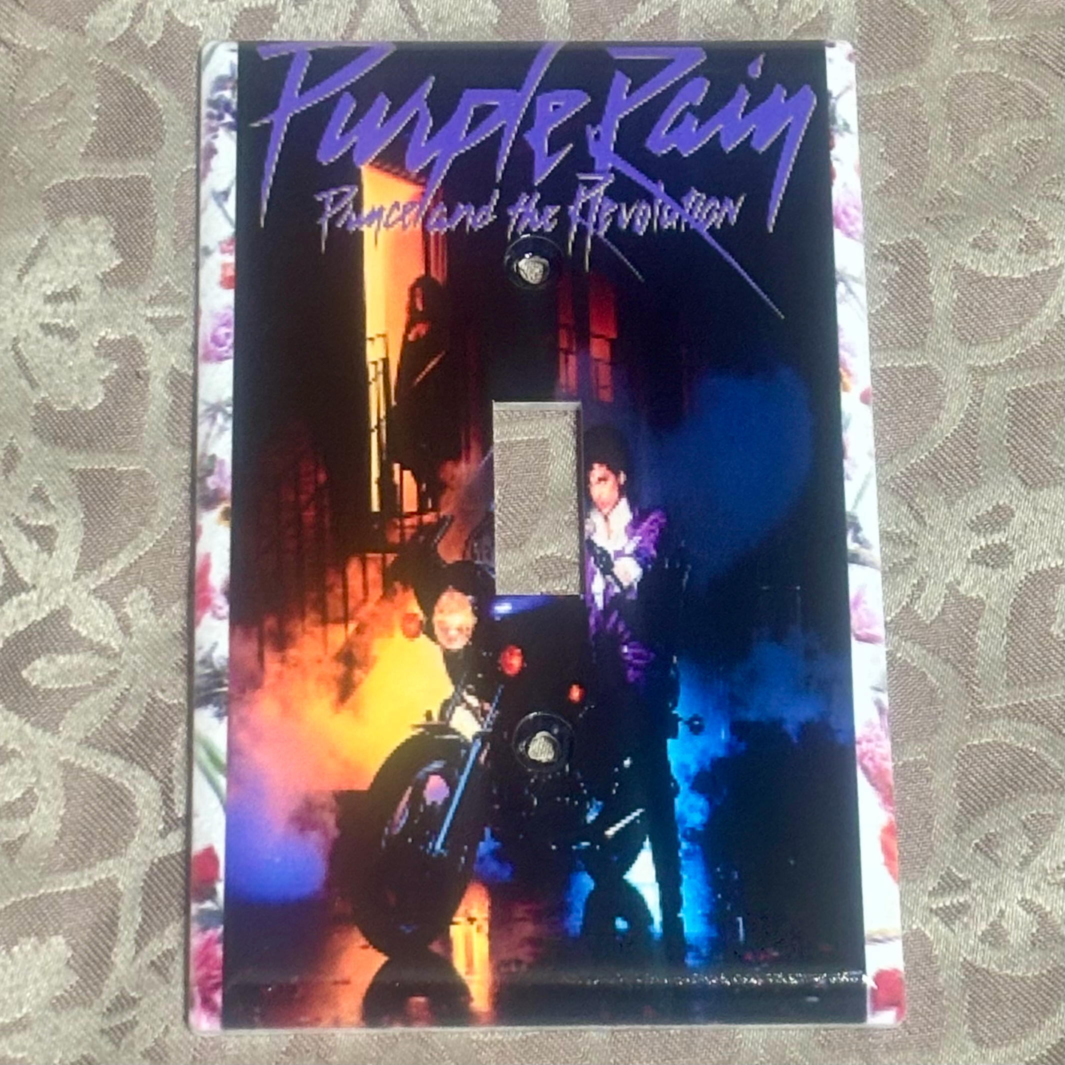 Purple Rain Light Switch Cover