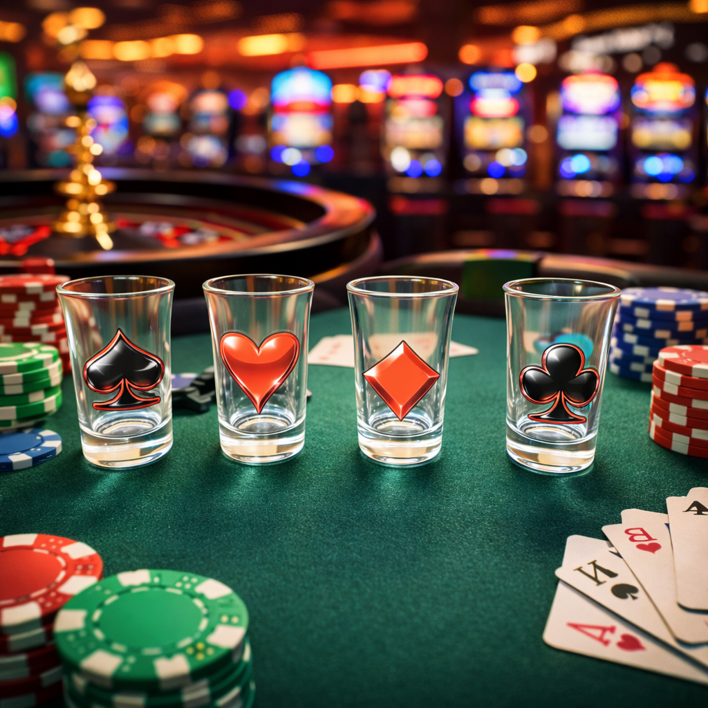 Spades Shot Glasses
