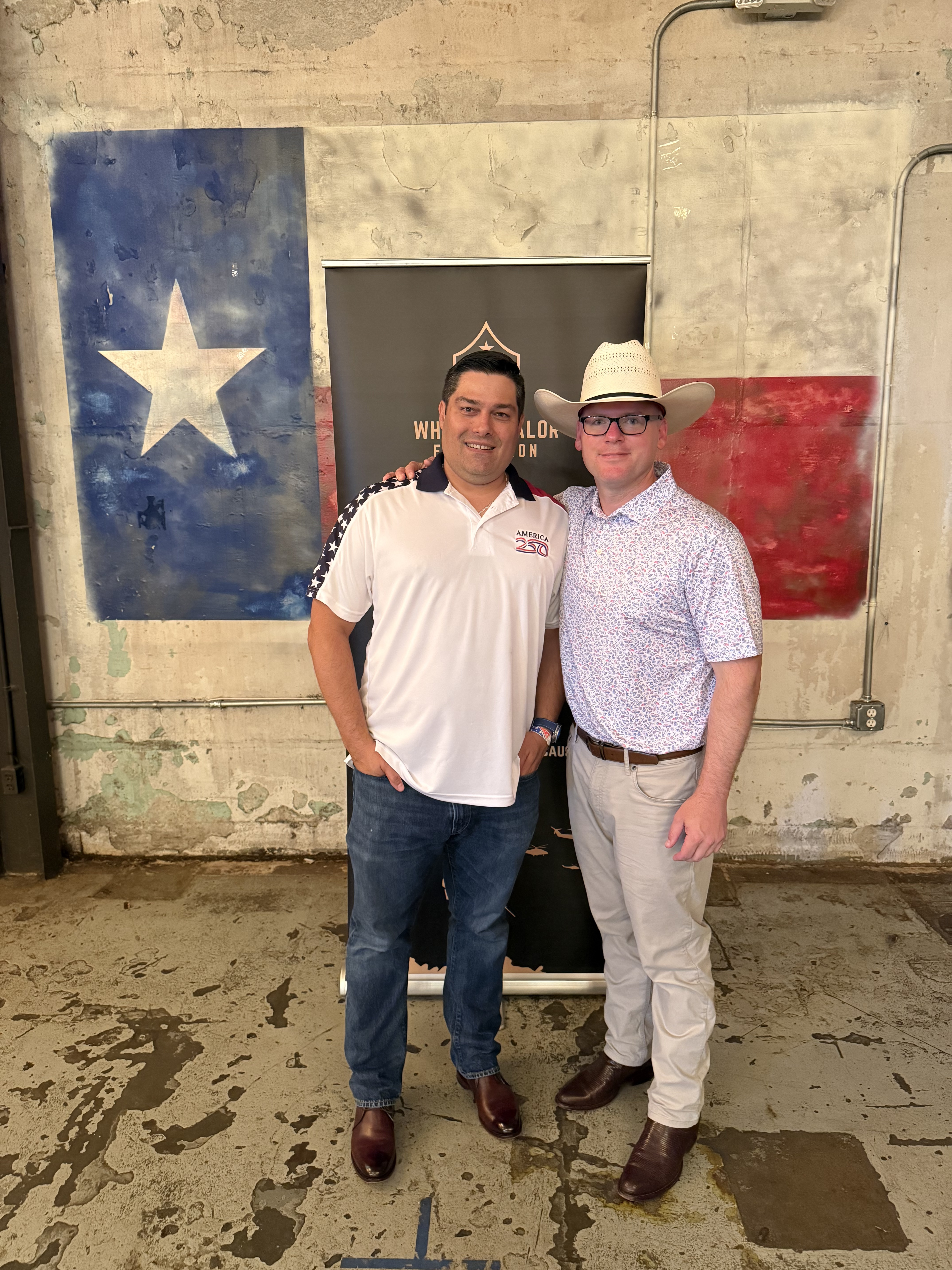 Guests attending the Blue Bolt Spirits America 250 event in Houston, Texas