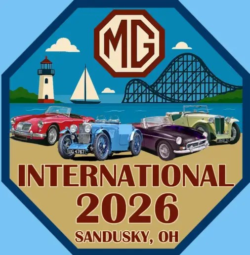 MG 2026 Sandusky Ohio MG Car Club DC MG