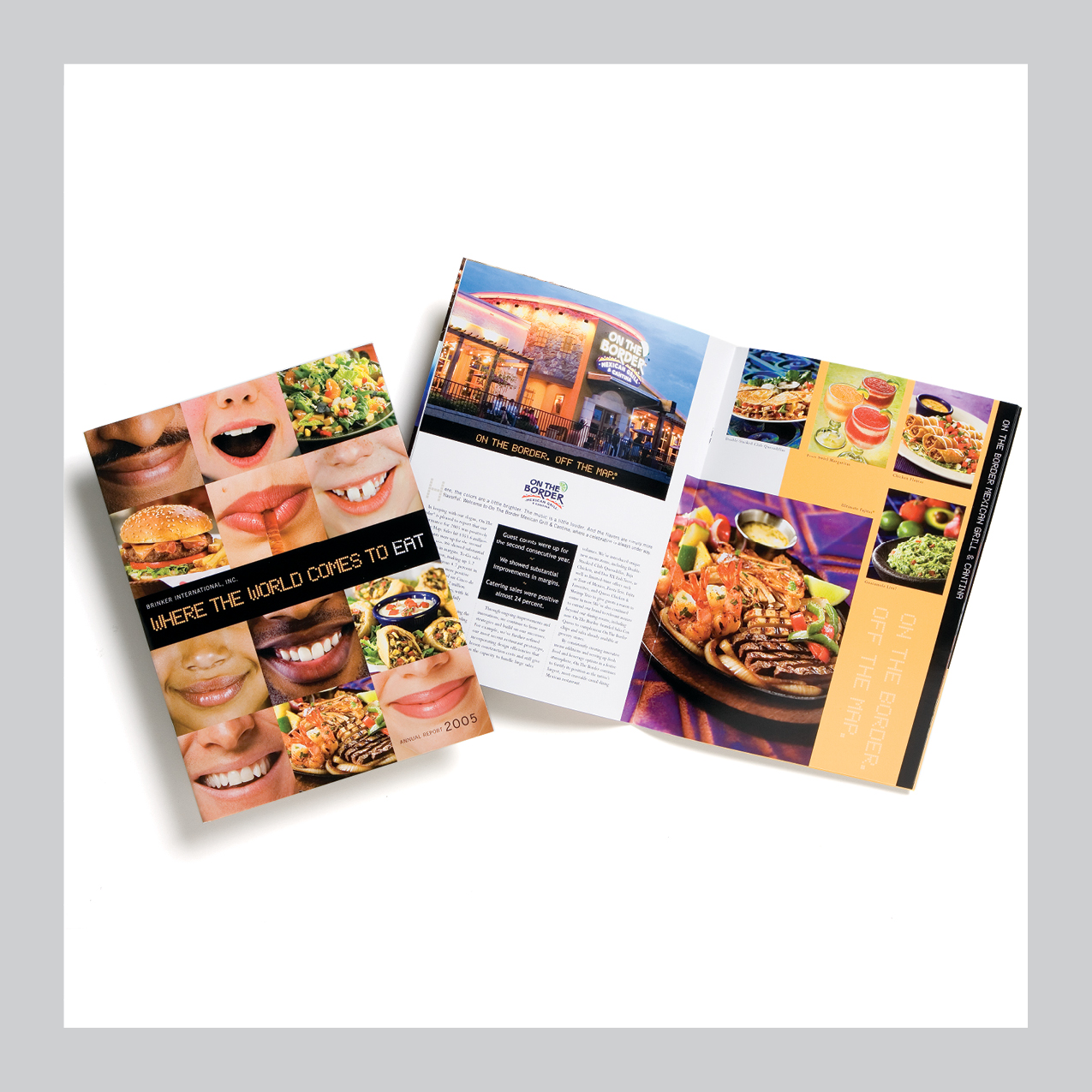 Brinker International "Where the World Comes to Eat" annual report