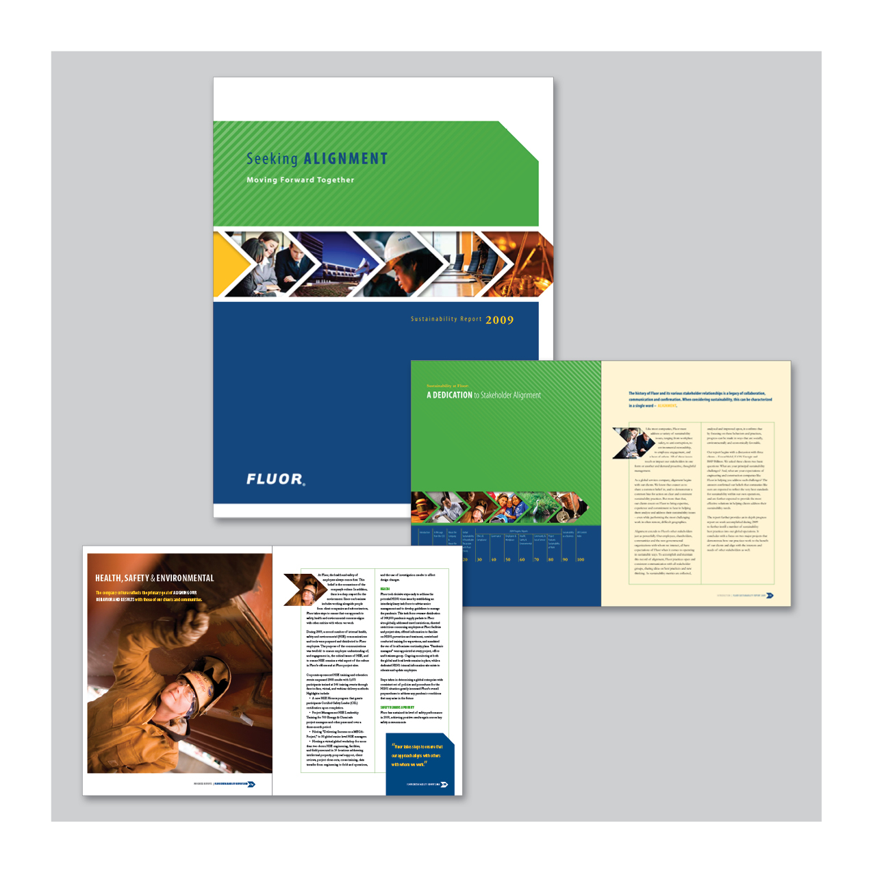 FLUOR "Seeking Alignment Moving Forward Together" annual report