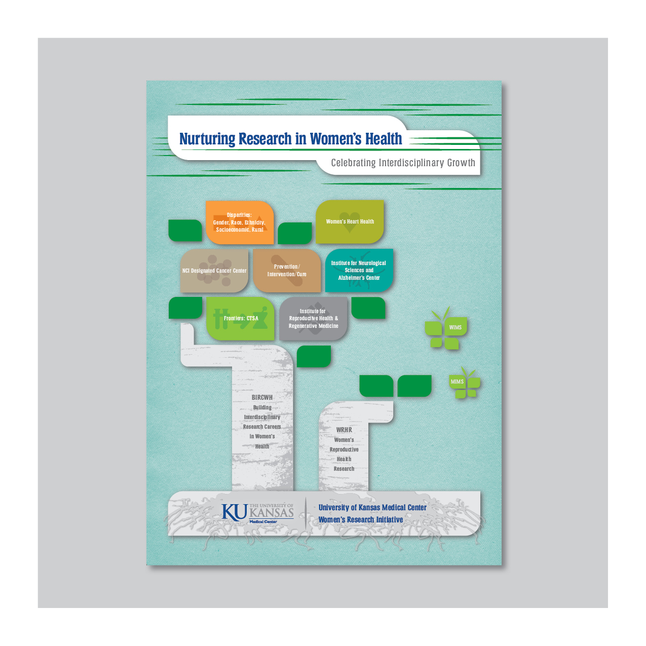 The University of Kansas Medical Center women's research medical magazine ad