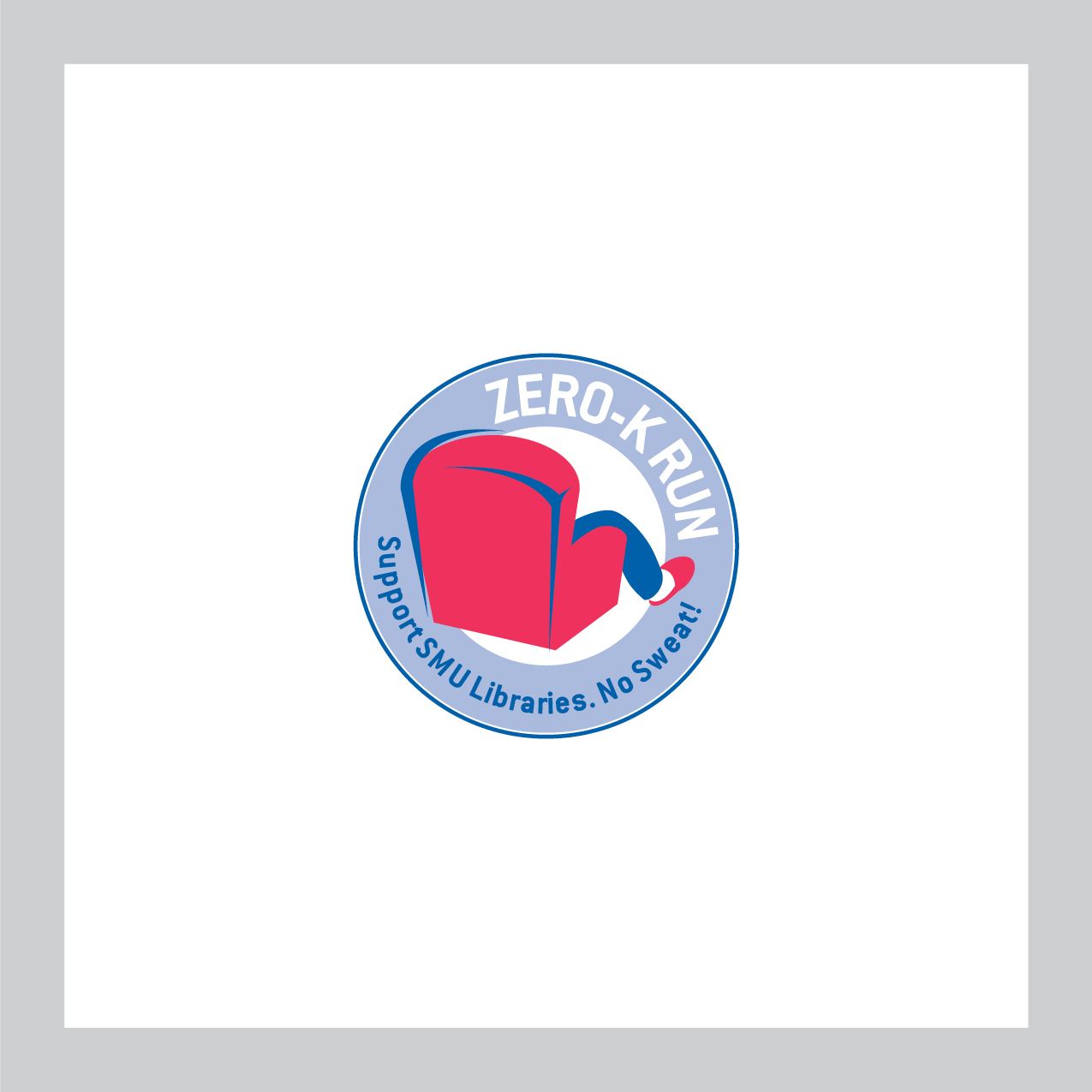 SMU libraries "Zero-K Run" fundraiser logo