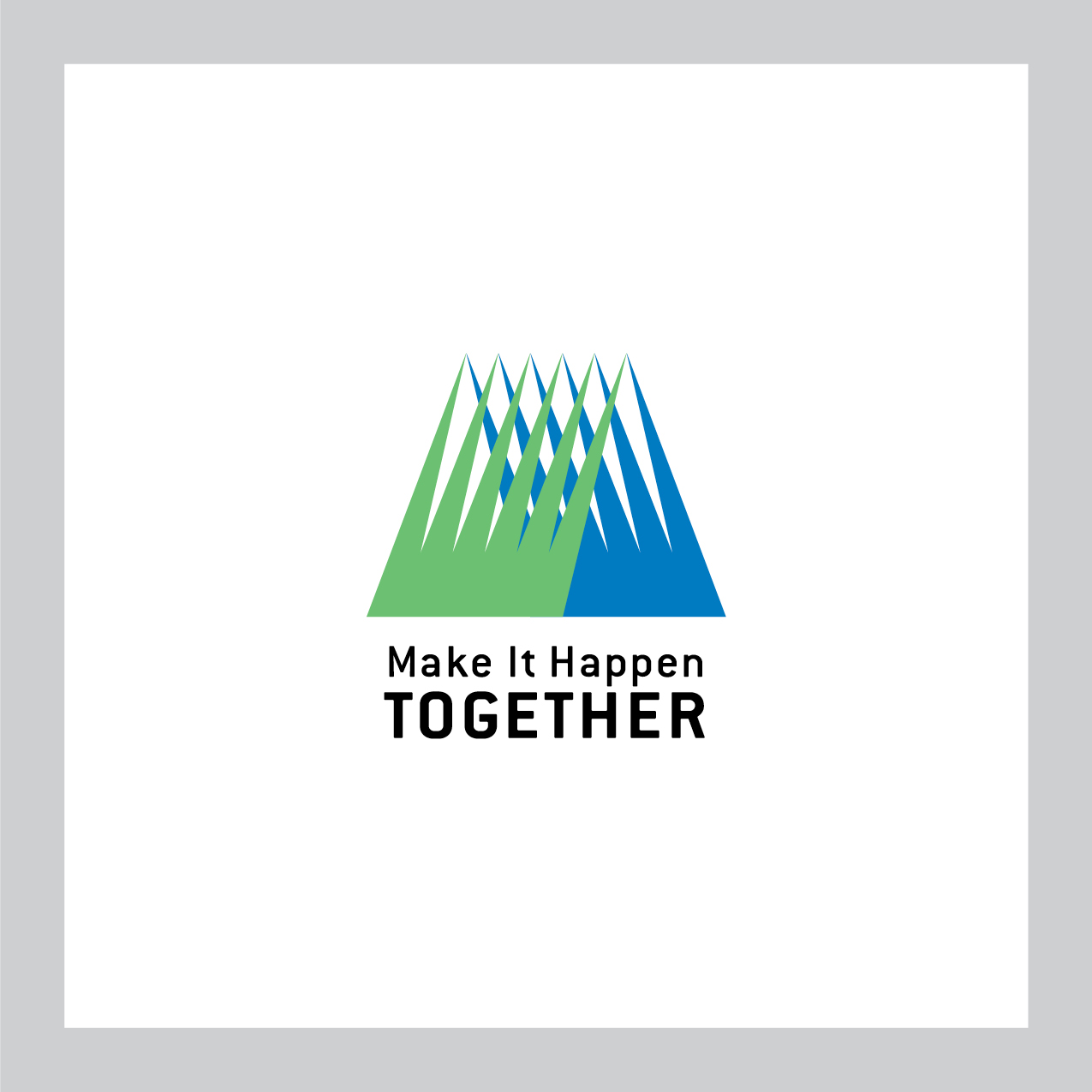 Make It Happen Together logo for Centex Construction's team building events