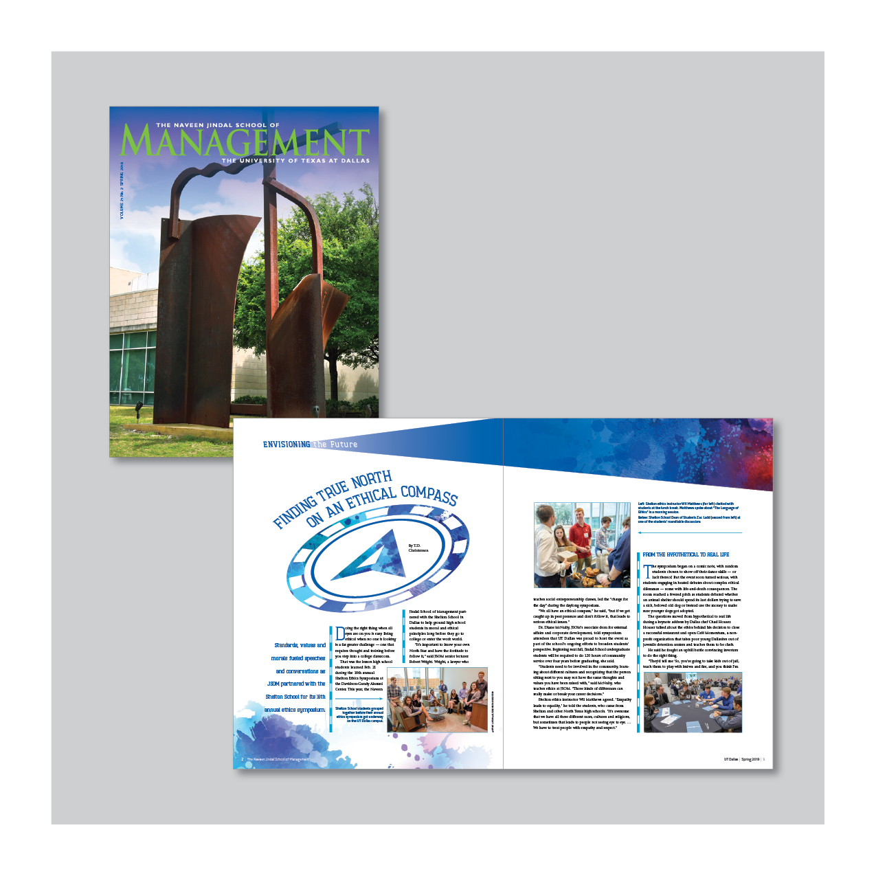 UT Dallas Naveen Jindal School of Management "MANAGEMENT" alumni magazine