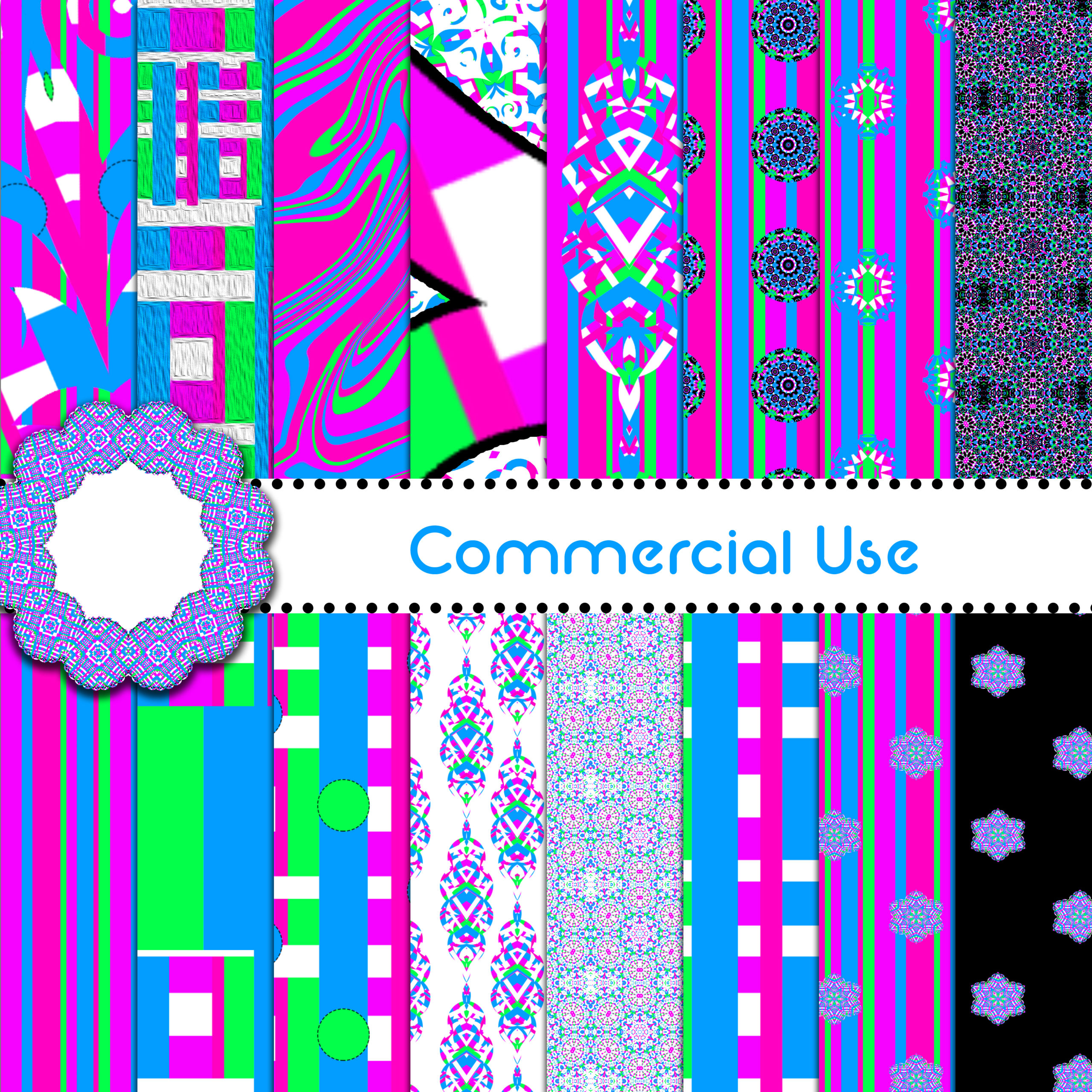 Magic 13 Designer Digital Paper - Commercial Use