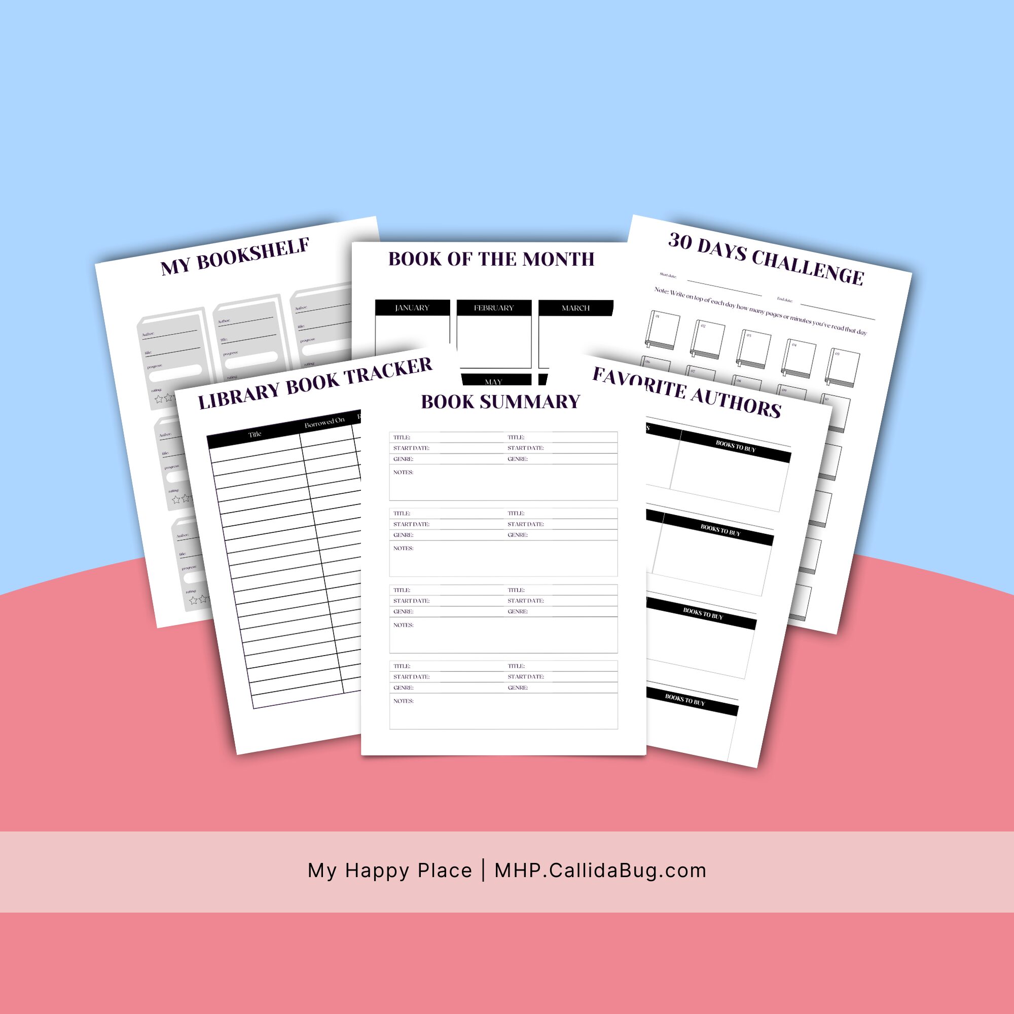 Reading Planner and Log
