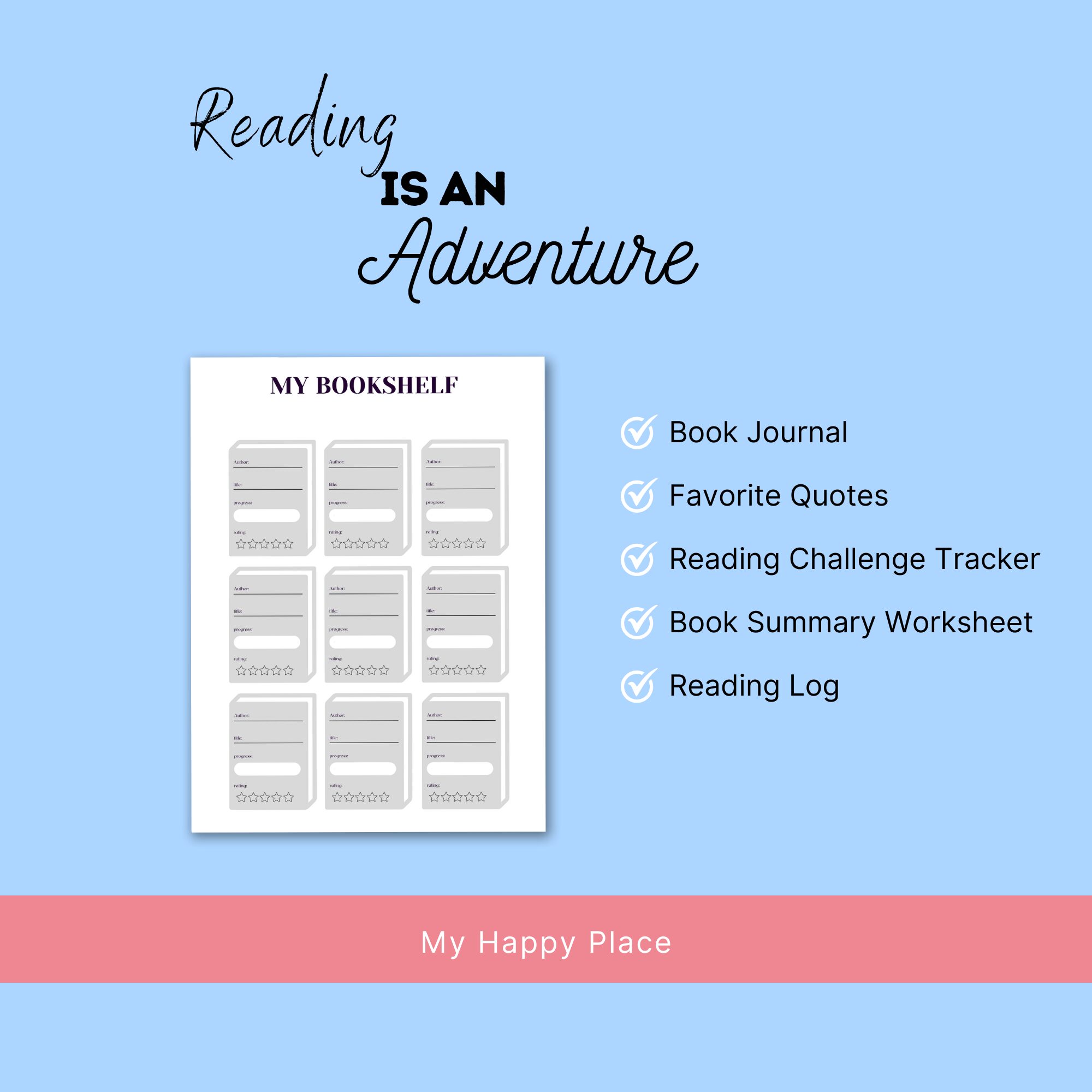 Reading Planner and Log