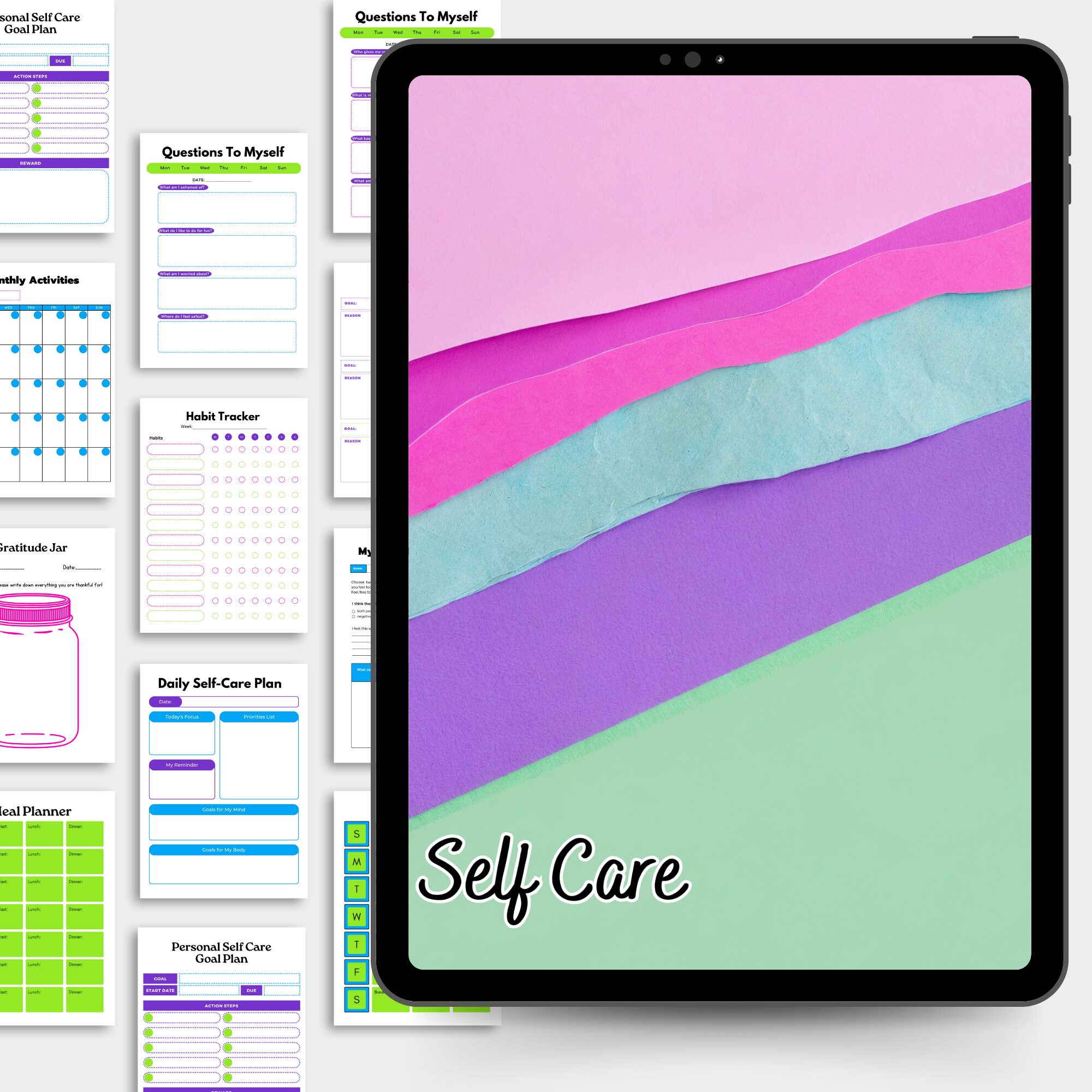 Self Care Planner