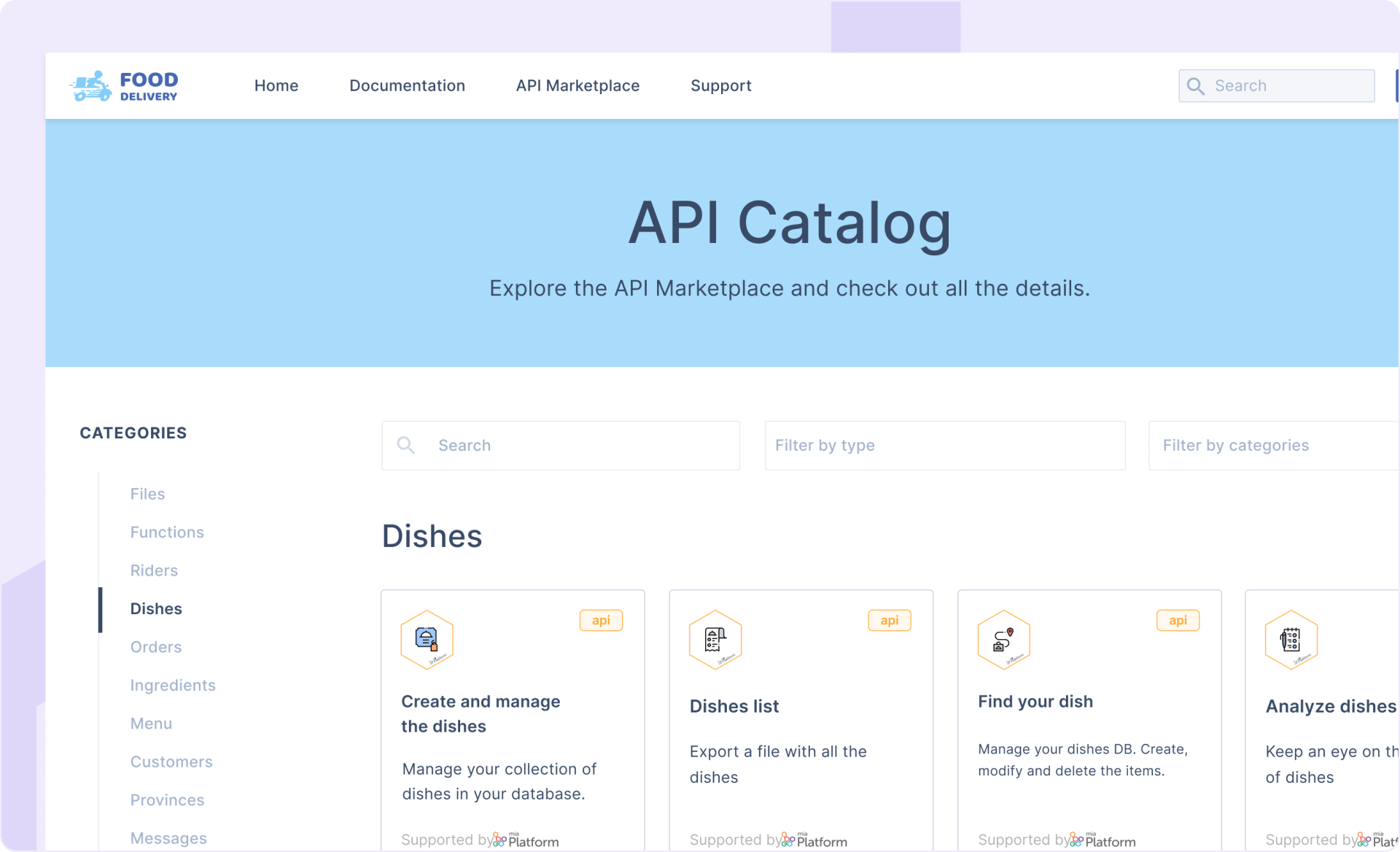 API Catalog