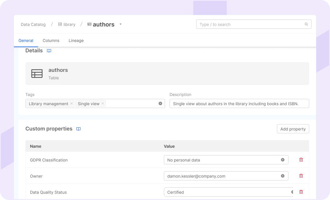 Data Governance