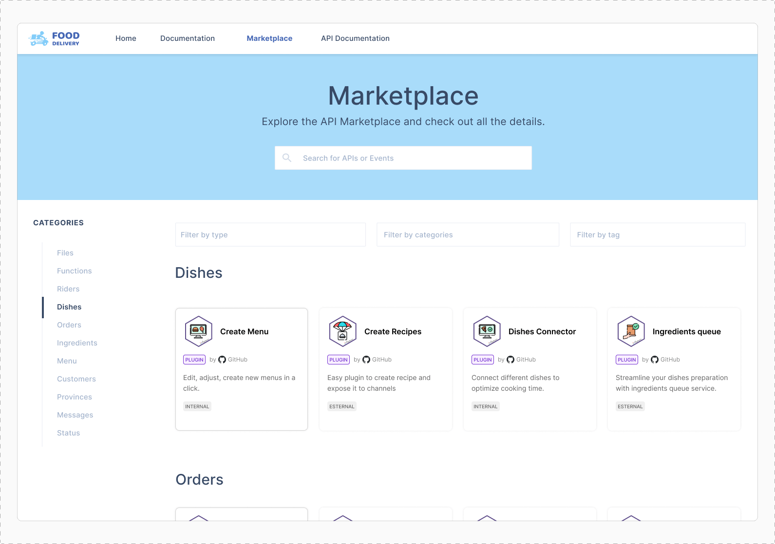 External Developer Portal